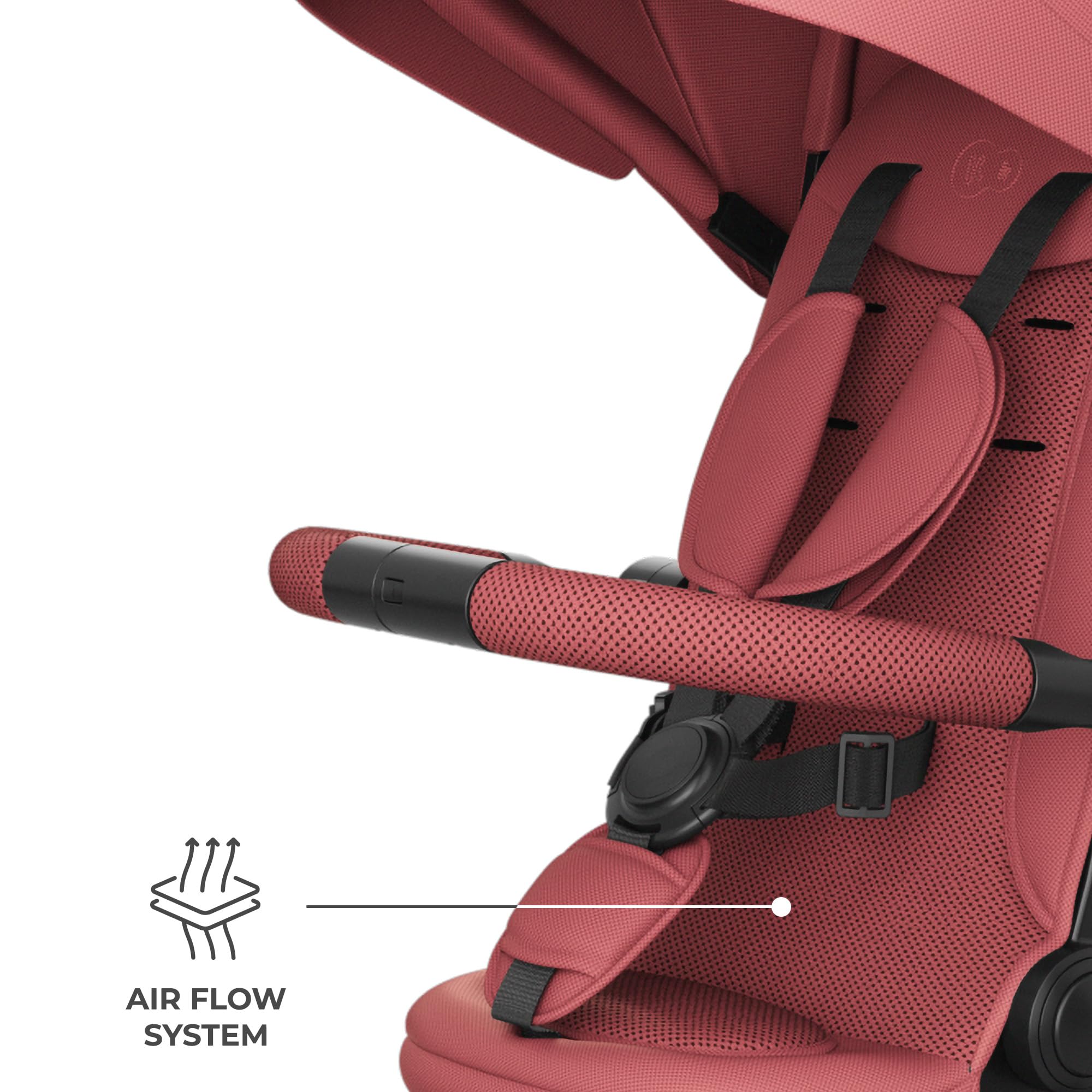 Kinderkraft Aston 2 Pro Triciclo Evolutivo, Bicicleta Sin Pedales, Bicicleta Bebe, para Niños, Cinturón, con Accesorios, Portavasos, Cesta, 9 Meses a 25 kg, Rosa