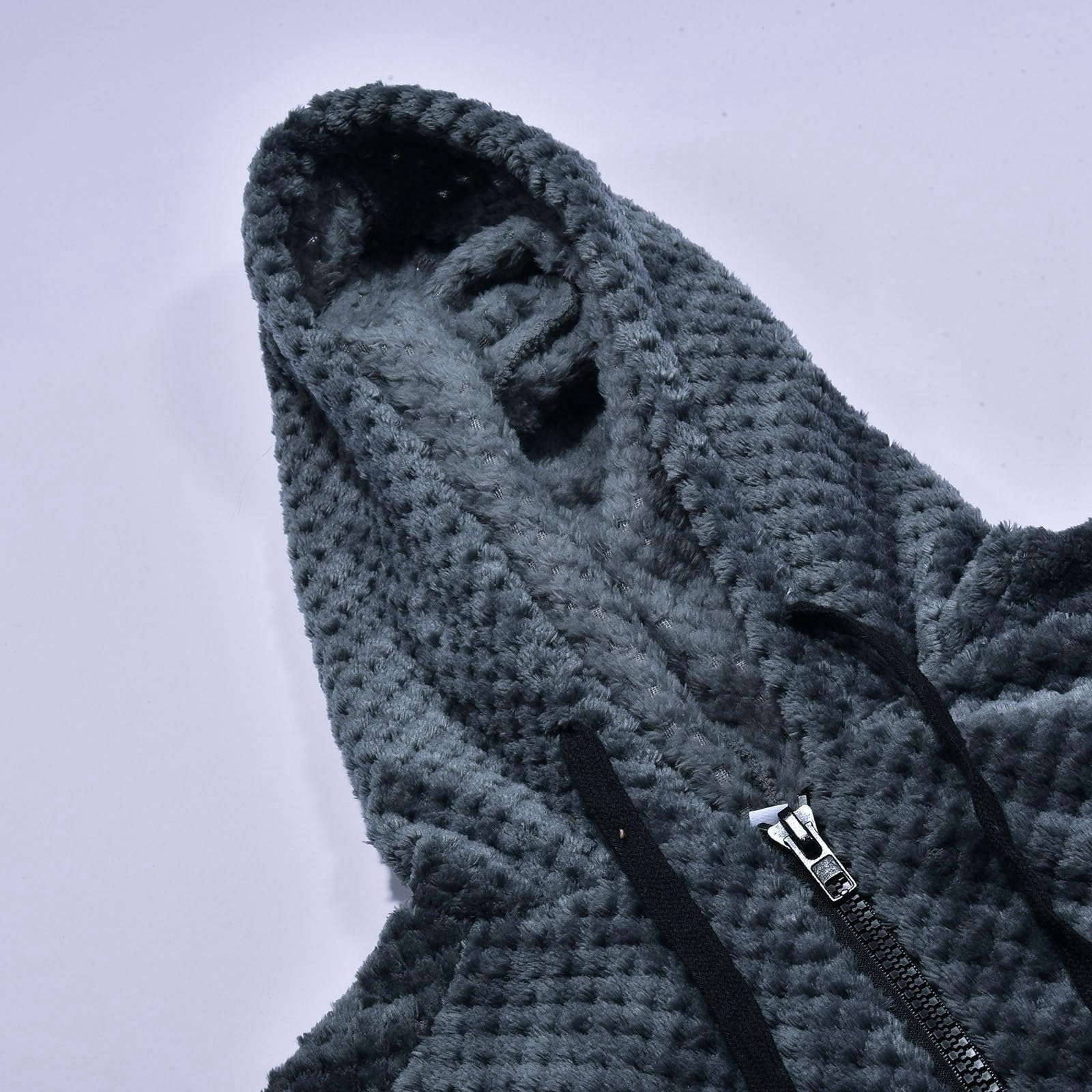 Pigiama da uomo lungo in pile Teddy Jumpsuit soffice Teddy Fleece intero Pigiama One Piece Tuta da casa Calda tuta in peluche regalo per uomini e ragazzi