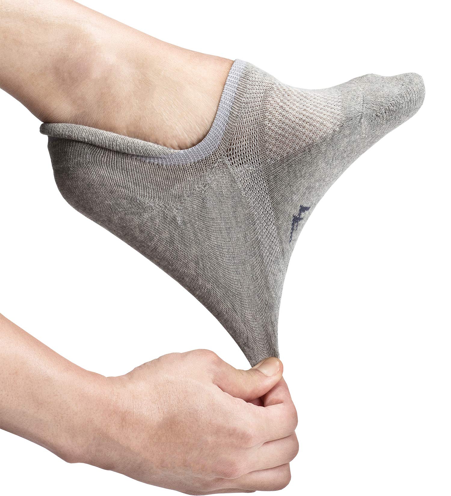 Pro MountainWide Toe Box No Show Running Socks For Health Unisex Arch Support Athletic Workout Heel Tab 6 Pack Size S to L