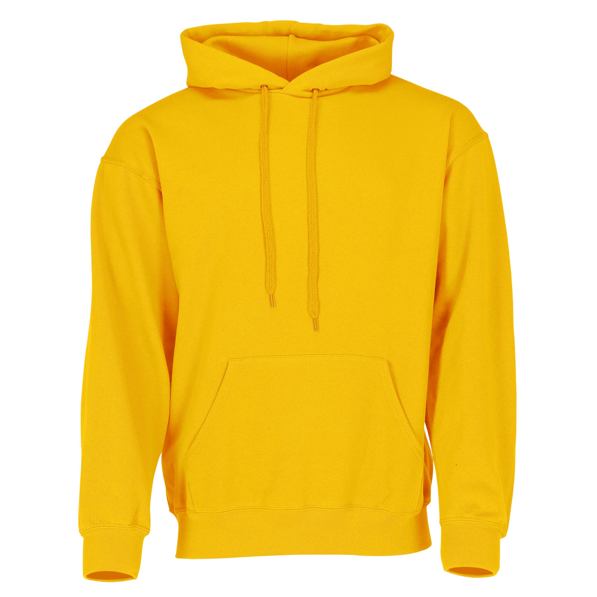 Fruit Of The Loom Yellow Hooded Sweatshirt Hoodie - Size XL