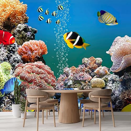 Miniatura 3 de Wall26 - Mural de pared autoadhesivo, tamaño grande, mundo bajo el océano