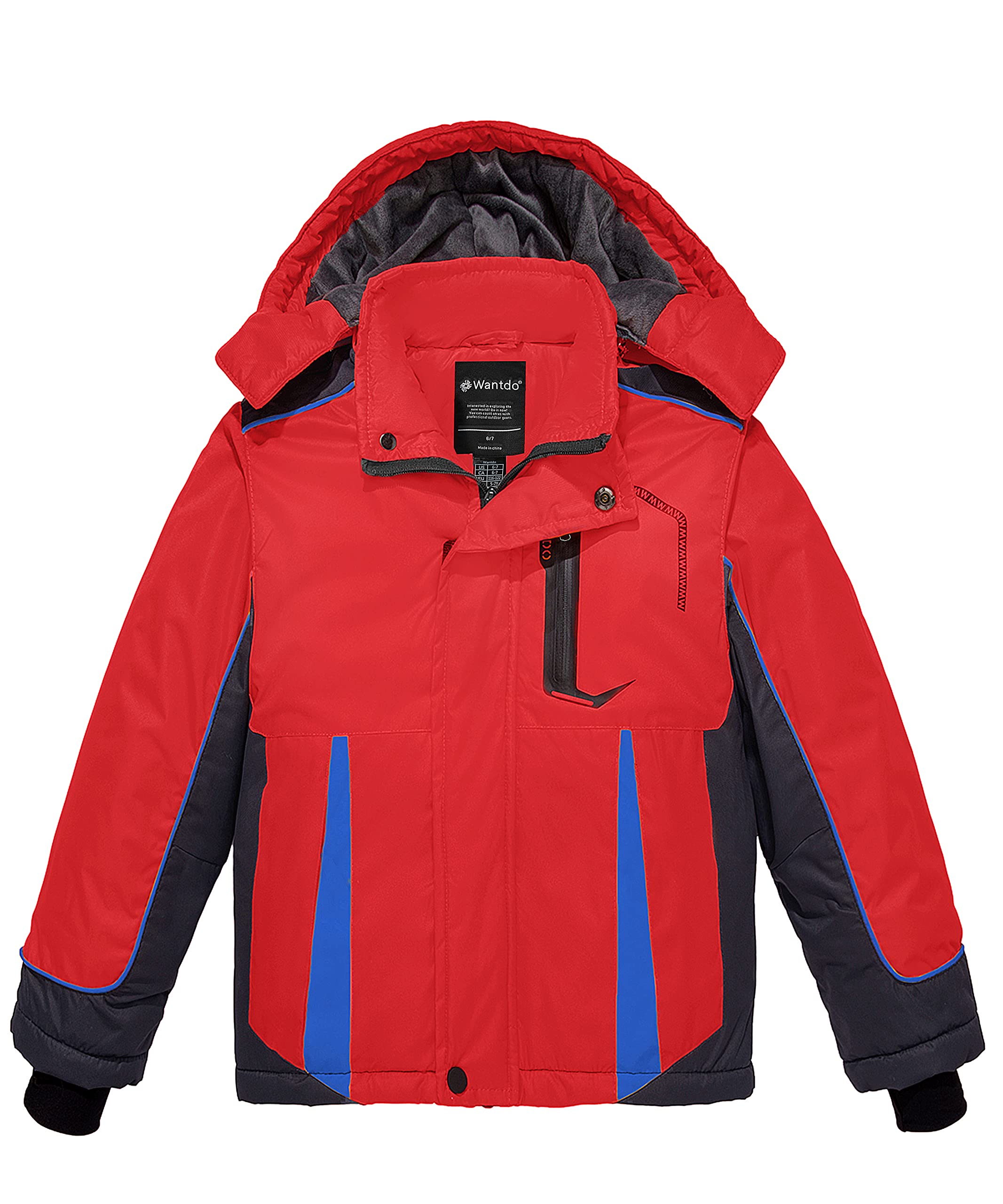 wantdo Boy's Ski Jacket