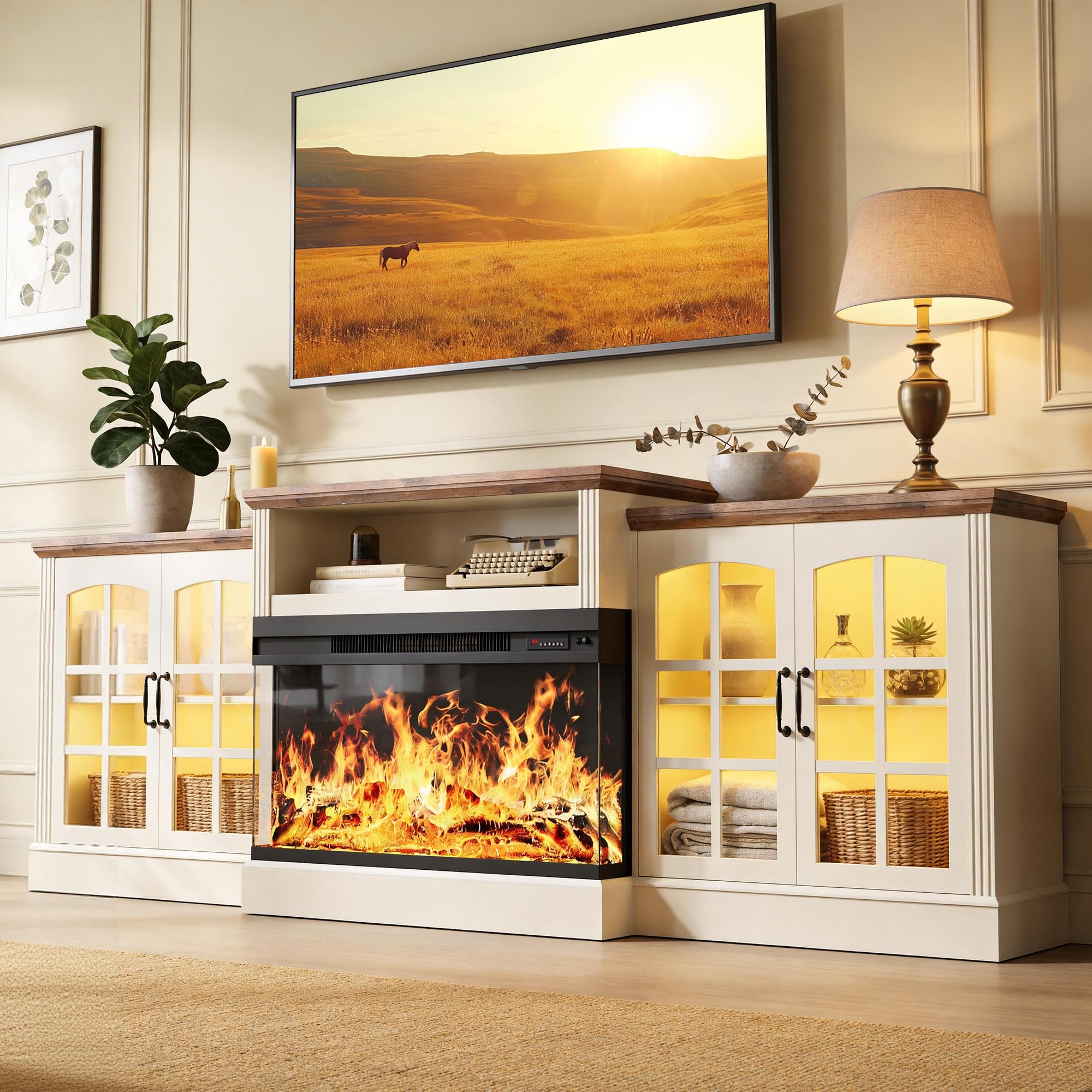 OneBlis 97 inch Entertainment Center