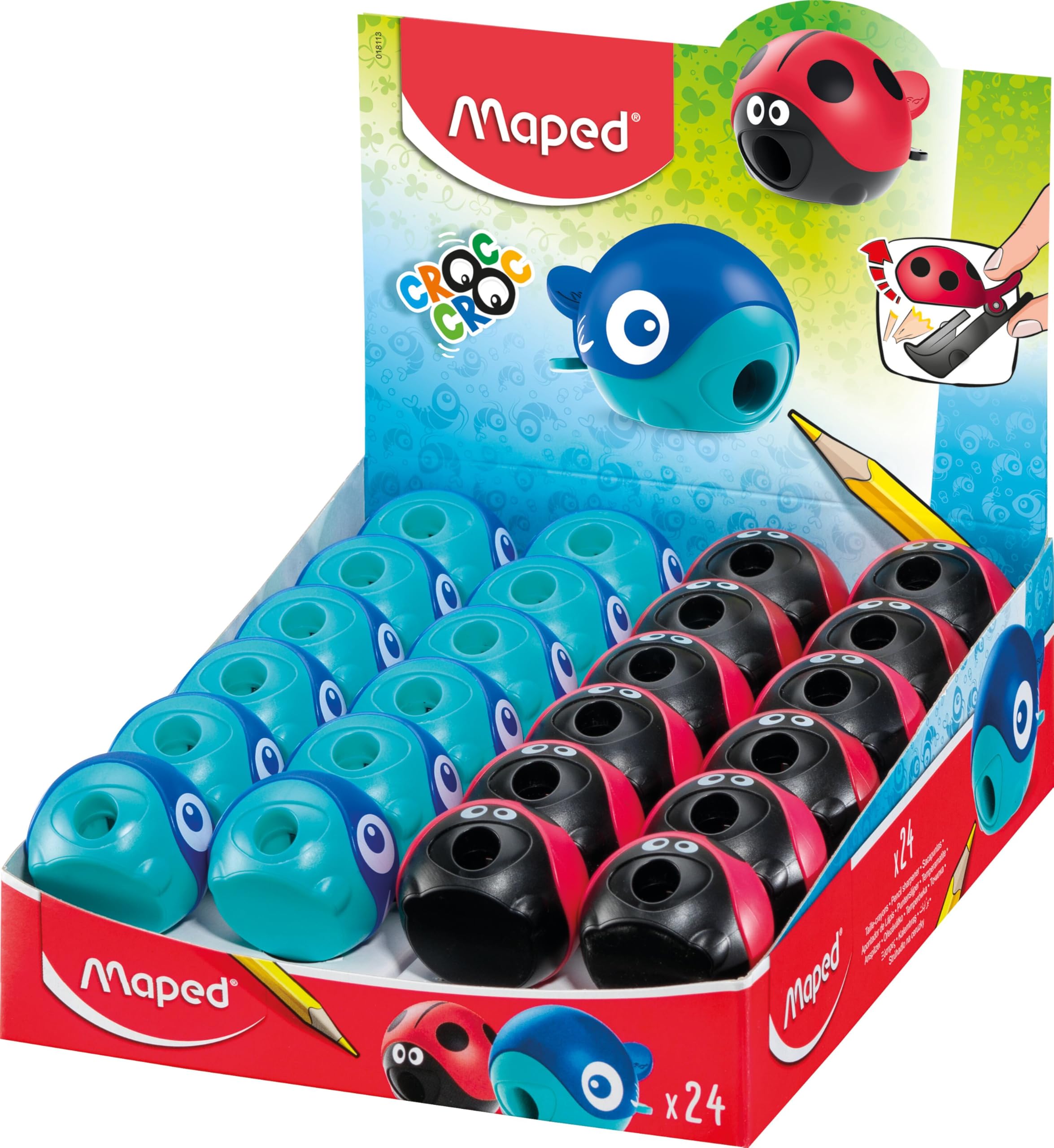 Maped Croc Croc Easy Tek Delikli Kalemtıraş