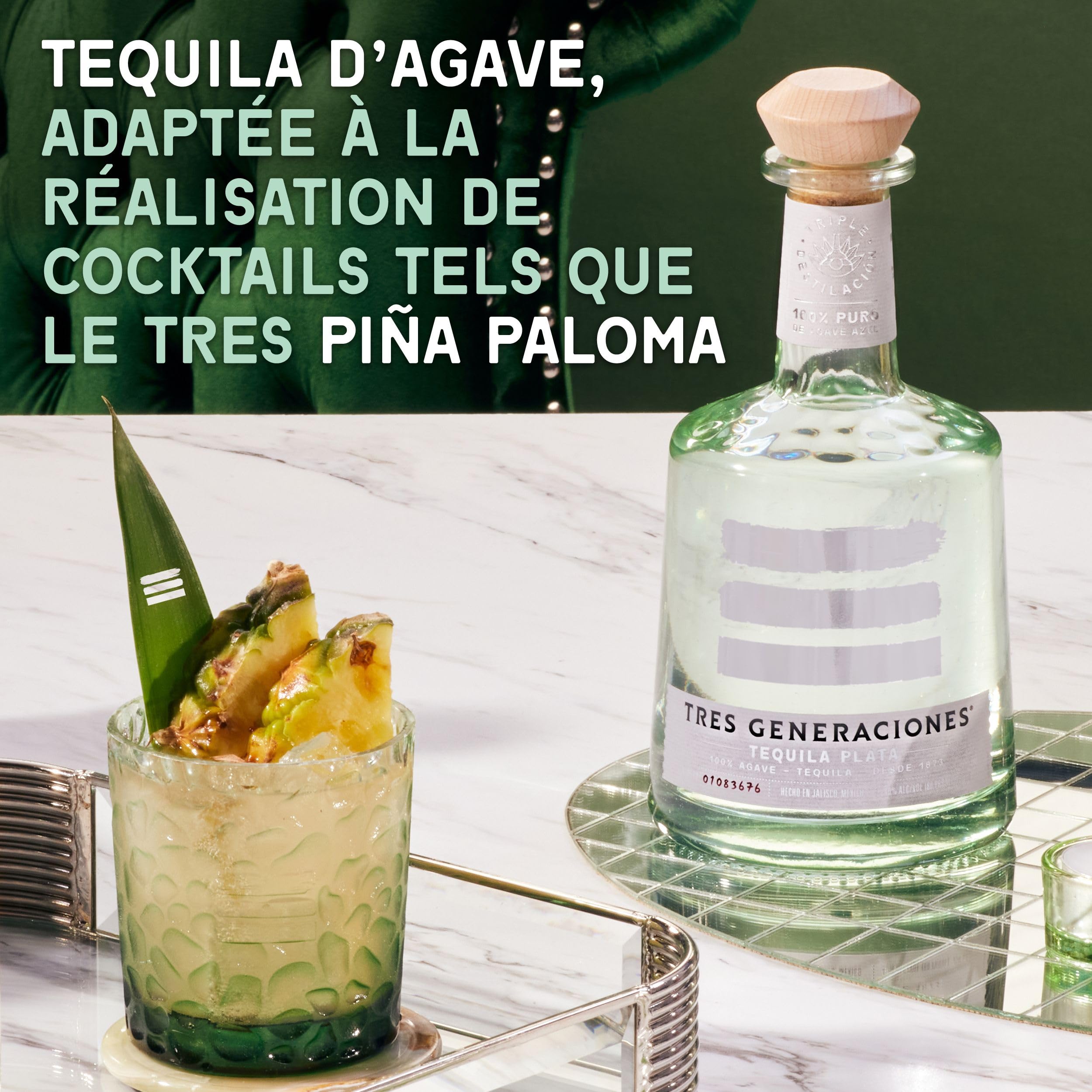 Tres Generaciones Tequila Plata Blanco 700ml