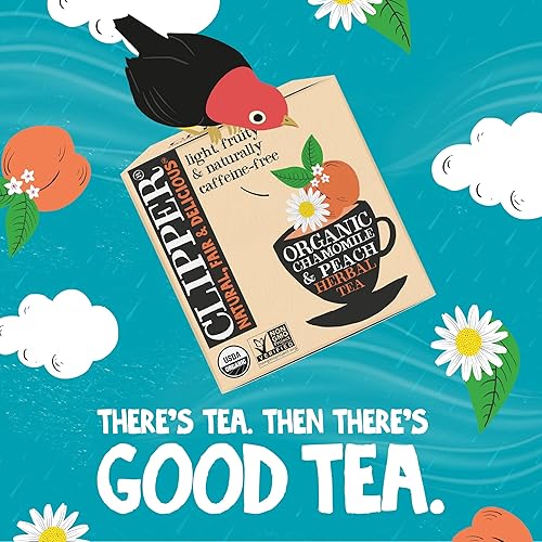 Vista 39 de Clipper Tea - Té de hierbas orgánico de ronquidos y paz, orgánico USDA, sin OMG, té sin cafeína, 1 paquete, 20 bolsas de té sin blanquear