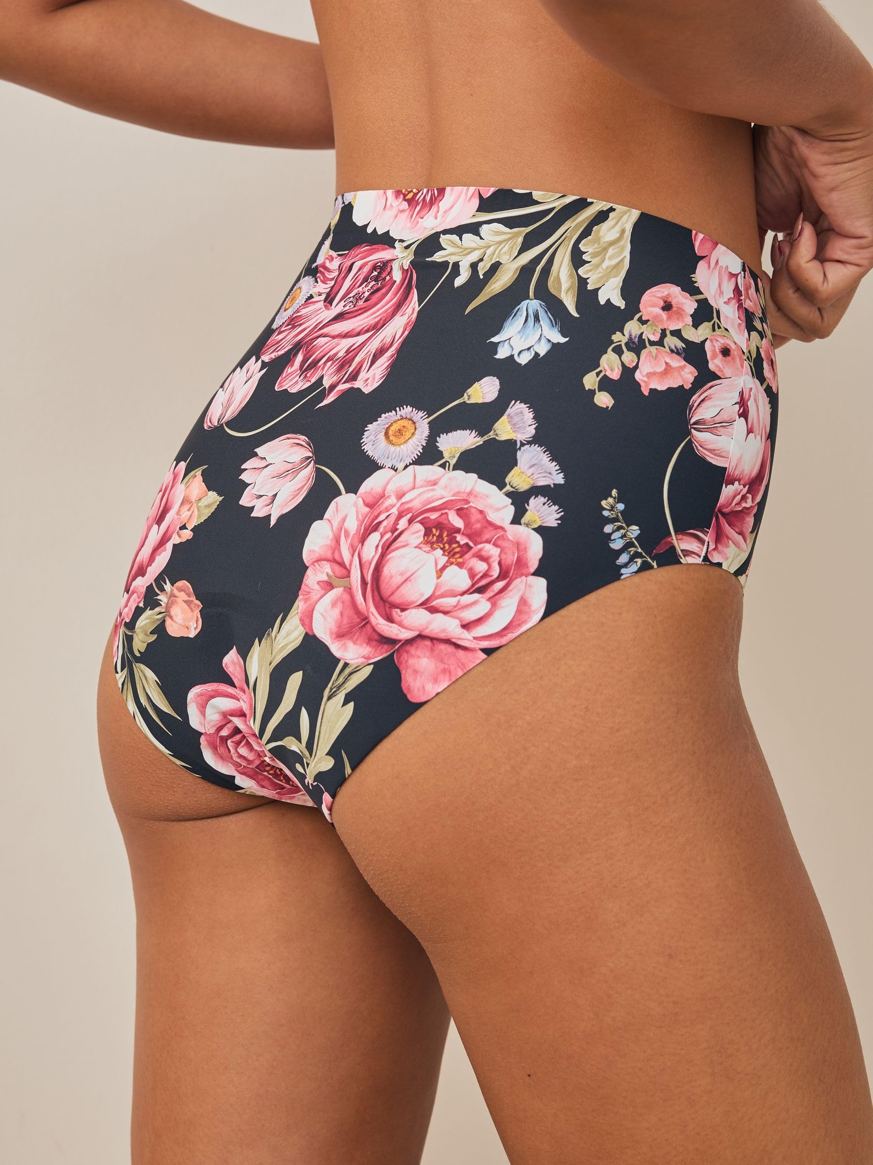 NEXT Mujeres Pack de 4 Braguitas menstruales para Flujo Medio de Cobertura Completa Que no se marcan