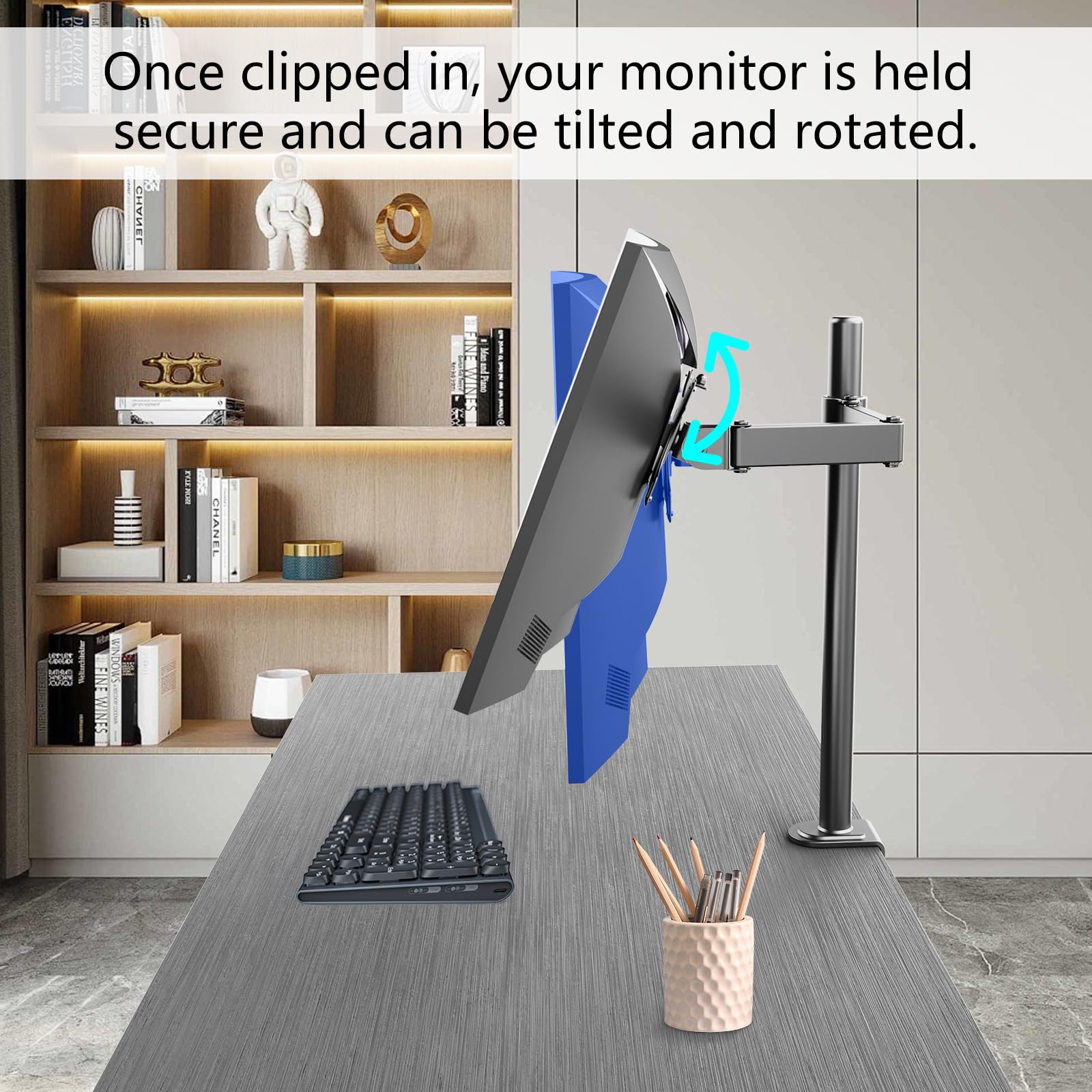 Kado VESA Adapter 50x50 Auf 75x75 Mm – Wandhalterung Für Scepter Monitore E25, E27 Serie