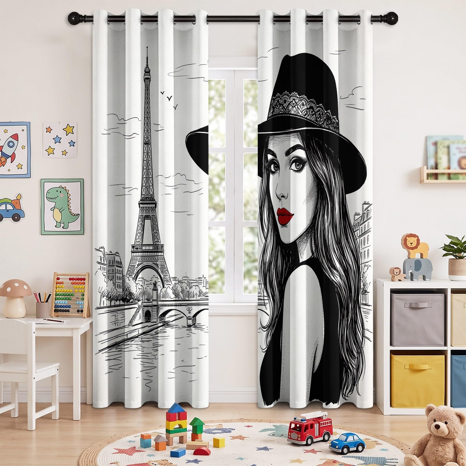 Tende oscuranti moderne, 175 x 140 cm (altezza x larghezza), set da 2 pezzi