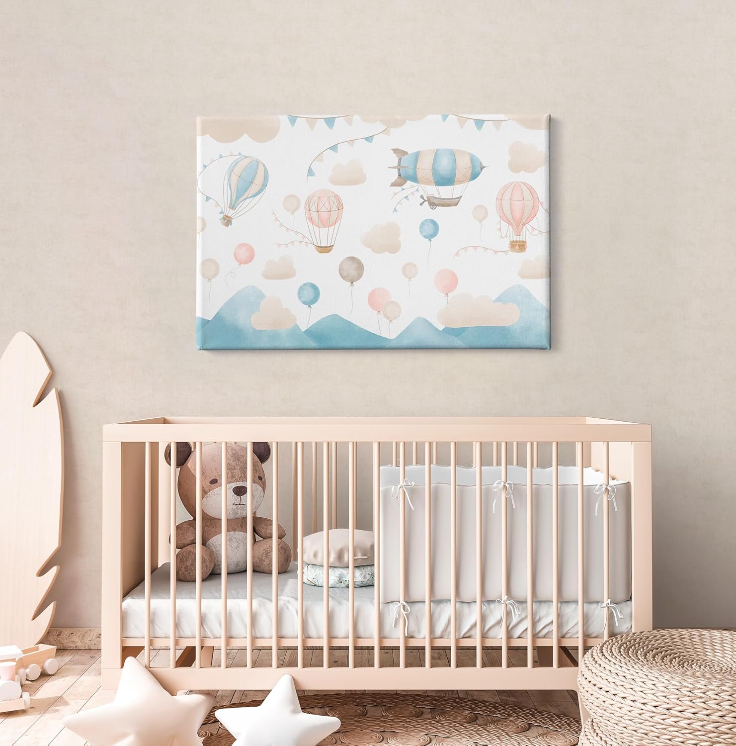 A.S. Création Lilly & Luis 771782 Non-Woven Wallpaper Plain 10.05 m x 0.53 m Beige Children's Room Wallpaper