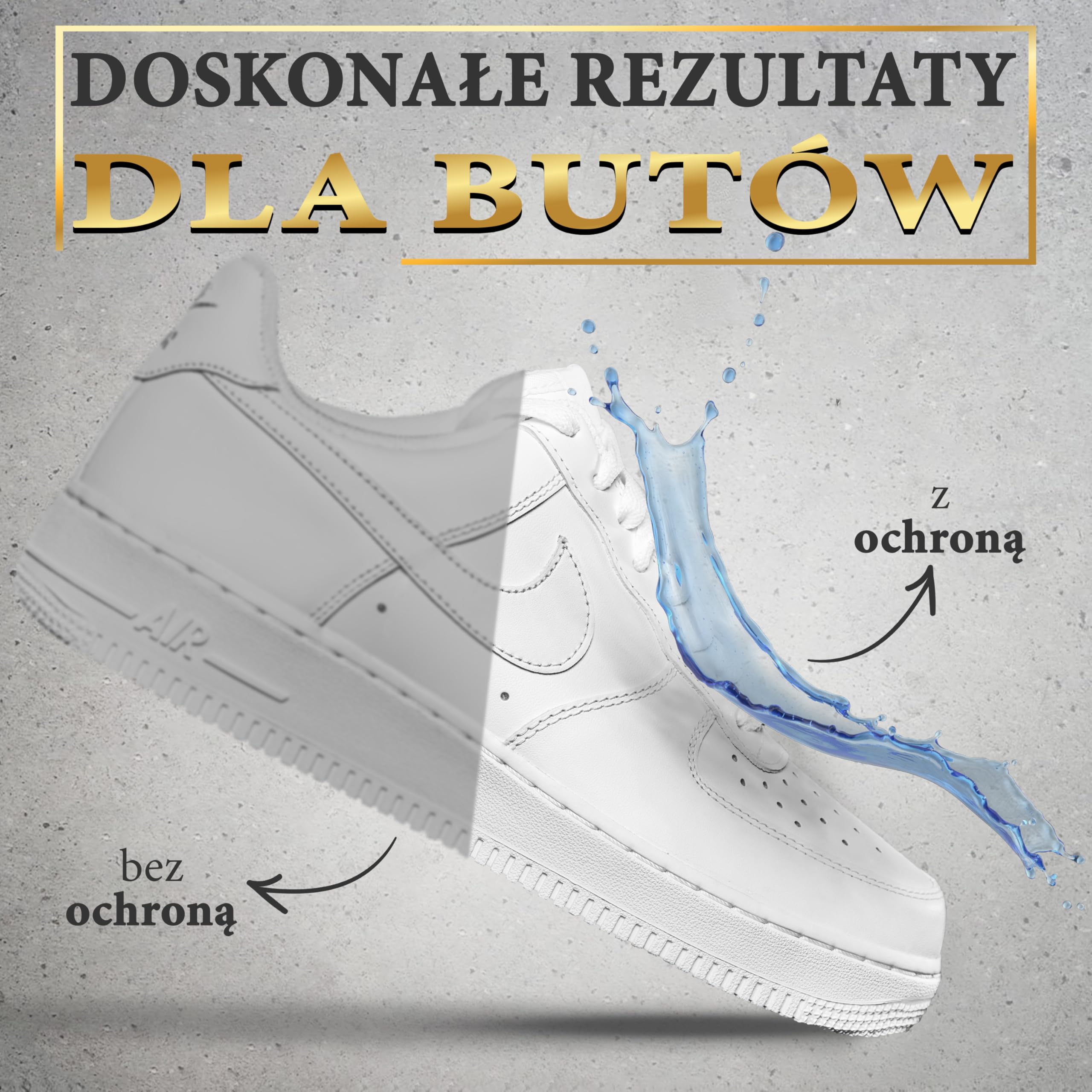 Canzt Impregnat do Butów 400 ml – Spray Ochronny do Skóry, Zamszu, Nubuku i Tkanin – Wodoodporny i Oddychający Preparat do Sneakersów i Obuwia Outdoorowego