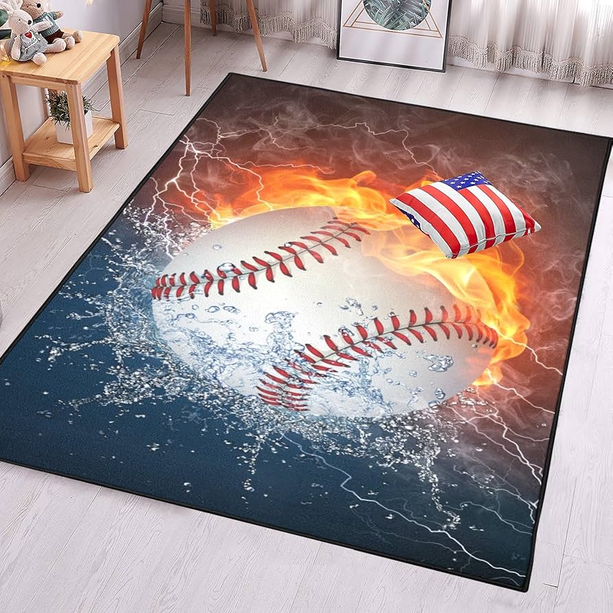 Cool Large 3D Printed Gaming Carpet Rugs For Boys Bedroom, Home Decor Kids Game Room Gamer Area Rugs, Non-Slip Gamepad Carpet For Teen Men Living Room Sofa Playroom Hard Wood Floor