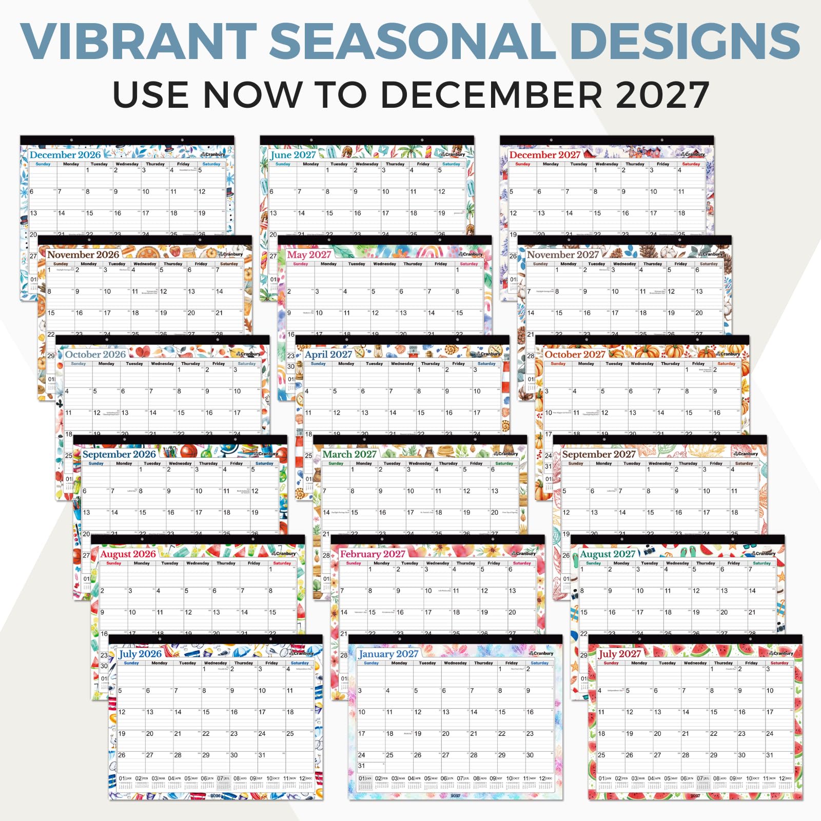 Schreibtischunterlage Kalender Endar mit Stick ers