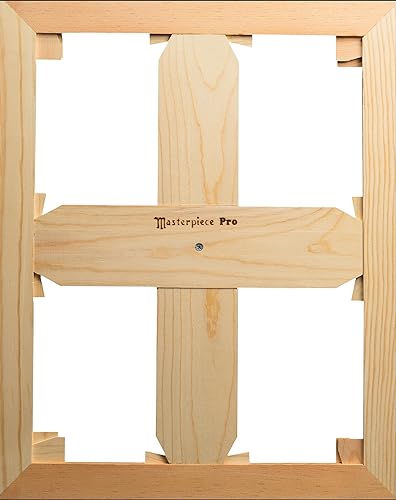 Miniatura 2 de MASTERPIECE Z1VM-2434 Vincent Pro 78" Deep Monterey - Lienzo estirado de algodón de textura media, 10.5 onzas, 24 x 34 pulgadas, color blanco