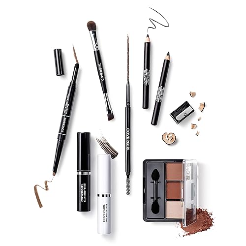 Miniatura 9 de CoverGirl Easy Breezy Brow, Fill+Define Lápices 505 Marrón intenso 2 unidades (paquete de 3)