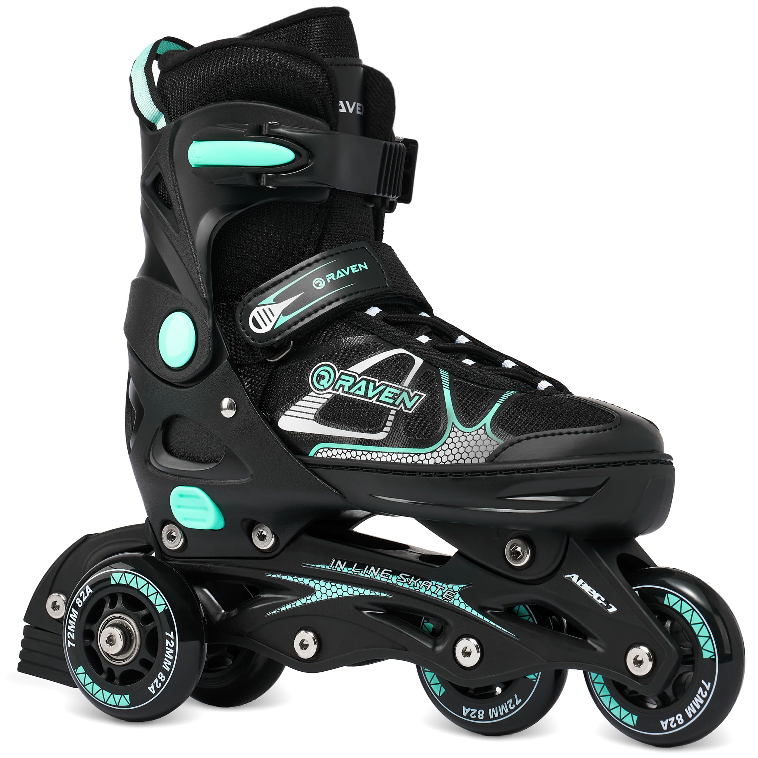 RAVEN Spirit - Roller en Ligne - Patin à Roulette - Triskate - Taille Ajustable - Adulte, Enfant
