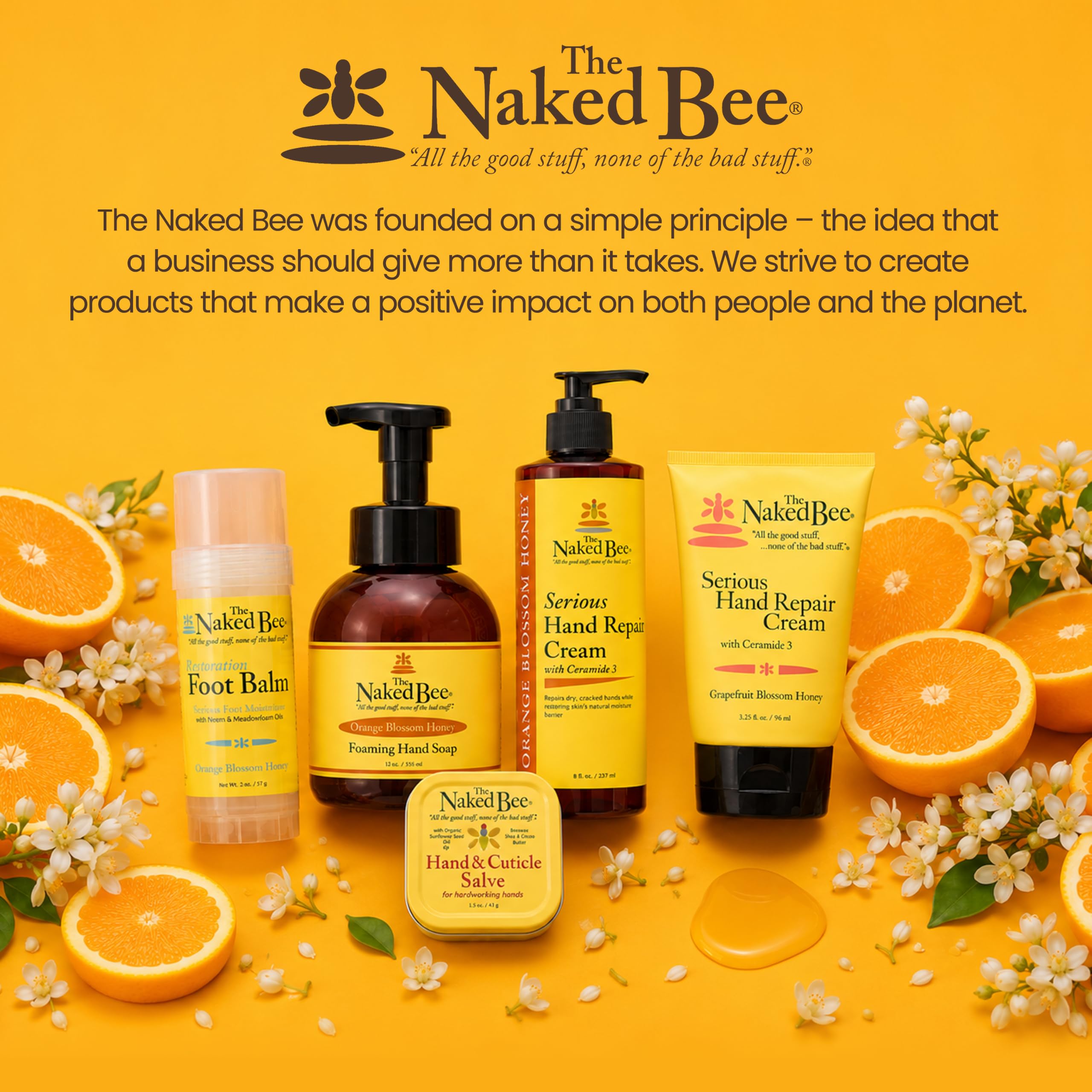 ハンドケア・ハンドクリーム sold Amazon.com : The Naked Bee Orange Blossom Honey Hand Cream (3.25