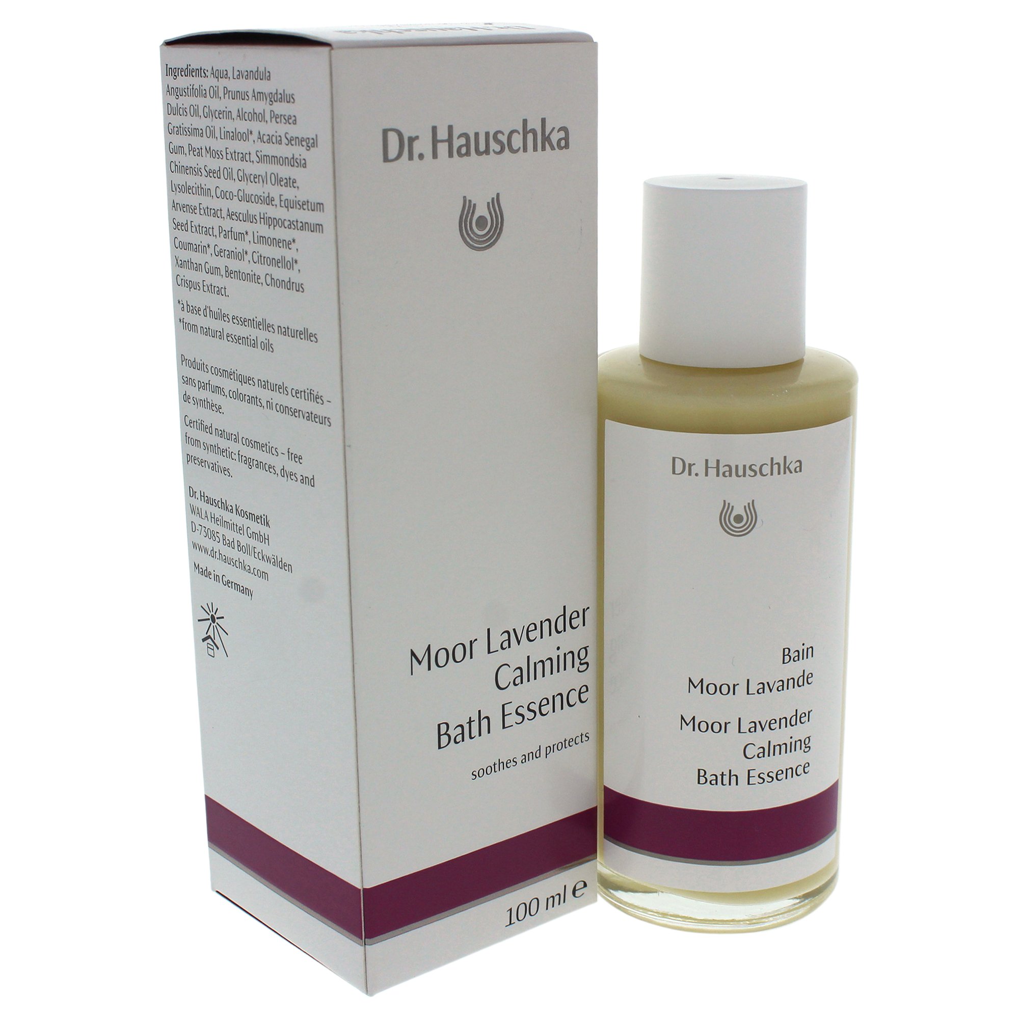 Dr. Hauschka Moor Lavender Calming Bath Essence 100ml Soothes and protects
