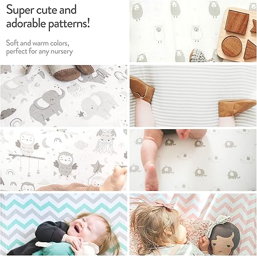 Miniatura 9 de Sábanas bajeras para cuna de viaje compatibles con loto de guayaba baby bjorn Dream on Me Travel Cuna Light Playard  Se adapta perfectamente a