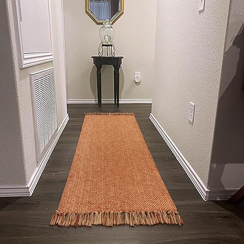 Miniatura 303 de Collive - Tapete de 27 x 43 pulgadas, lavable a máquina, para interiores y exteriores, de bajo perfil, suave algodón tejido a mano, para baño