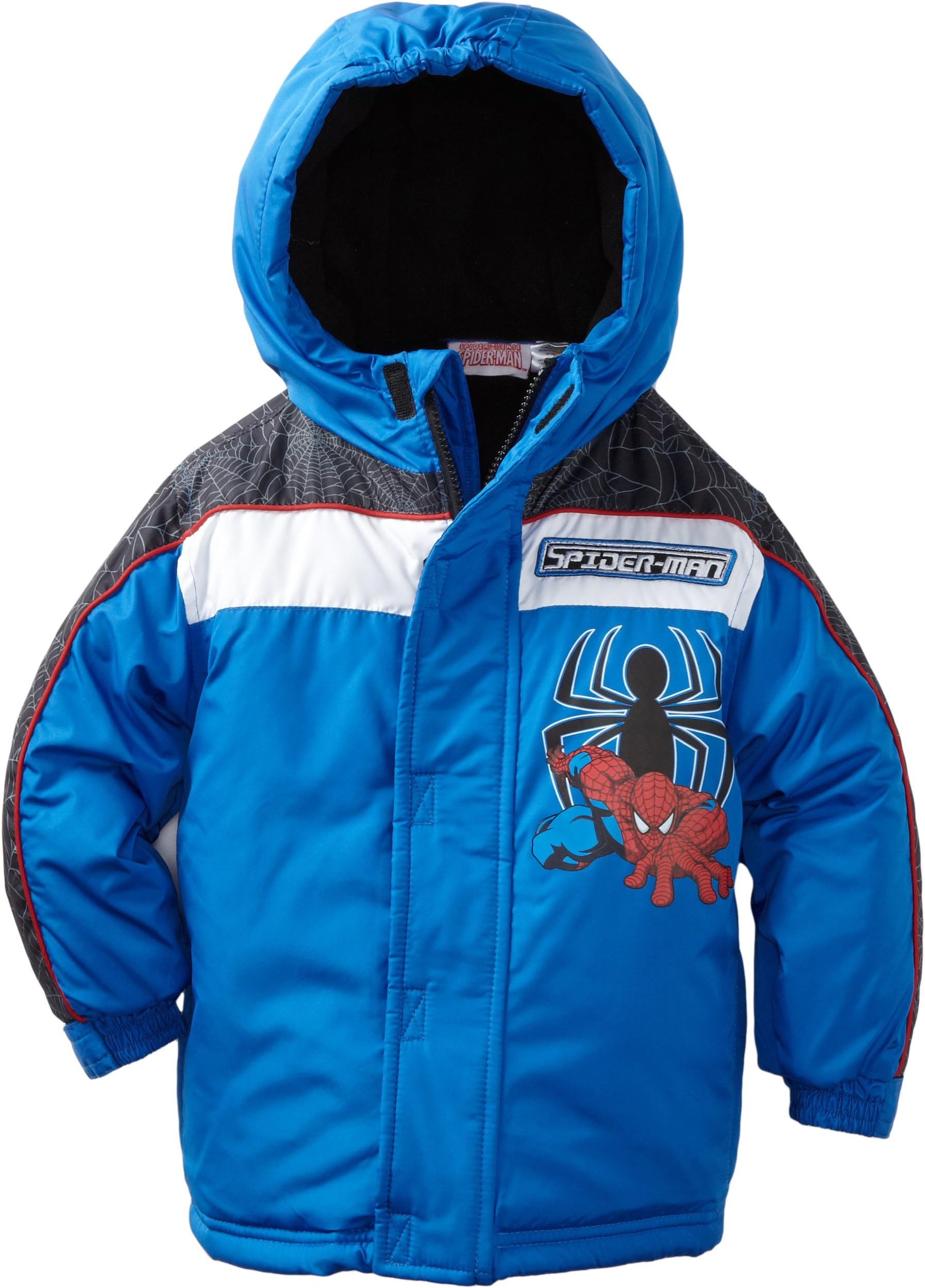 Marvel Little Boys' Spiderman Web Shot Coat