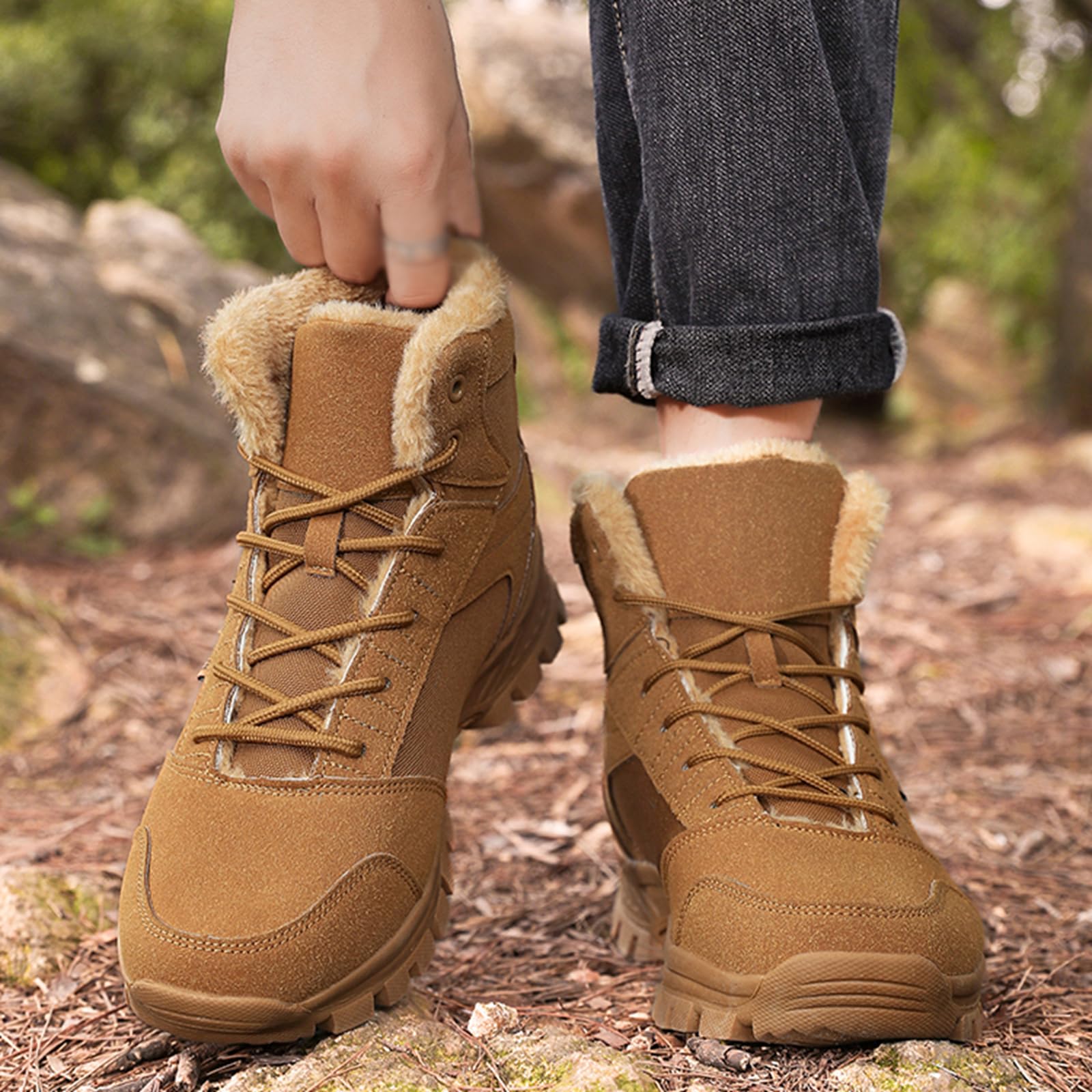 Moda męska, klasyczne buty trekkingowe, trwałe buty do walki