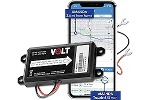 Brickhouse Livewire Volt GPS Tracker for Cars - Accurate, Subscription-Free GPS Tracking...