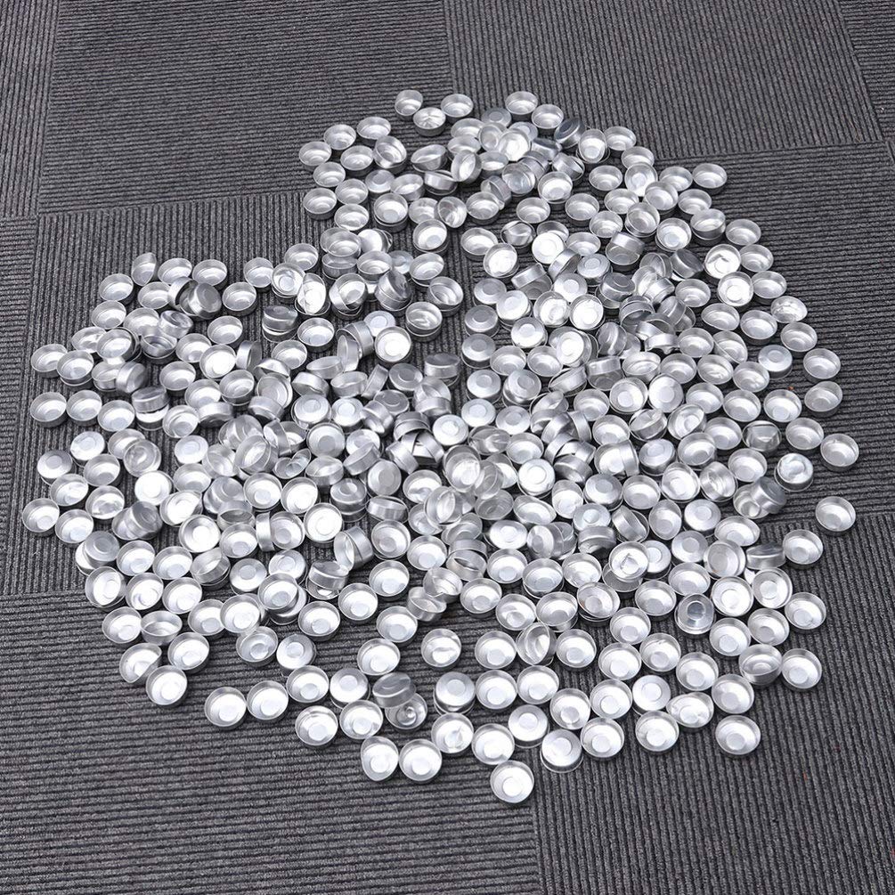 200pcs Aluminium Tea Light Empty Case Containers Tins Round Tin Tea Light Cups Candle Wax Containers DIY Tealight Candles Making Supplies - Image 3