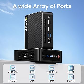 Amazon.co.jp: ビーリンク ミニPC AMD Ryzen 7 5700U 最大4.3GHz 8C