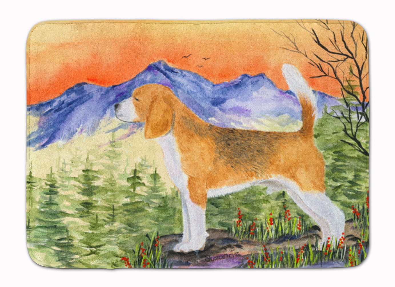 Caroline's Treasures CK7744DDM Tricolor Beagle Tapis De