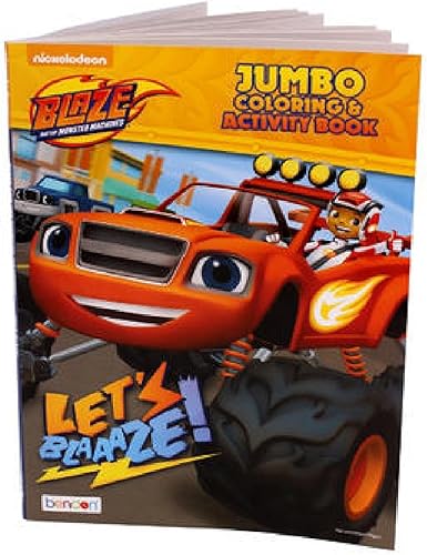 Nickelodeon Blaze and the Monster Machines Lets Blaze - Libro para colorear y actividades Jumbo