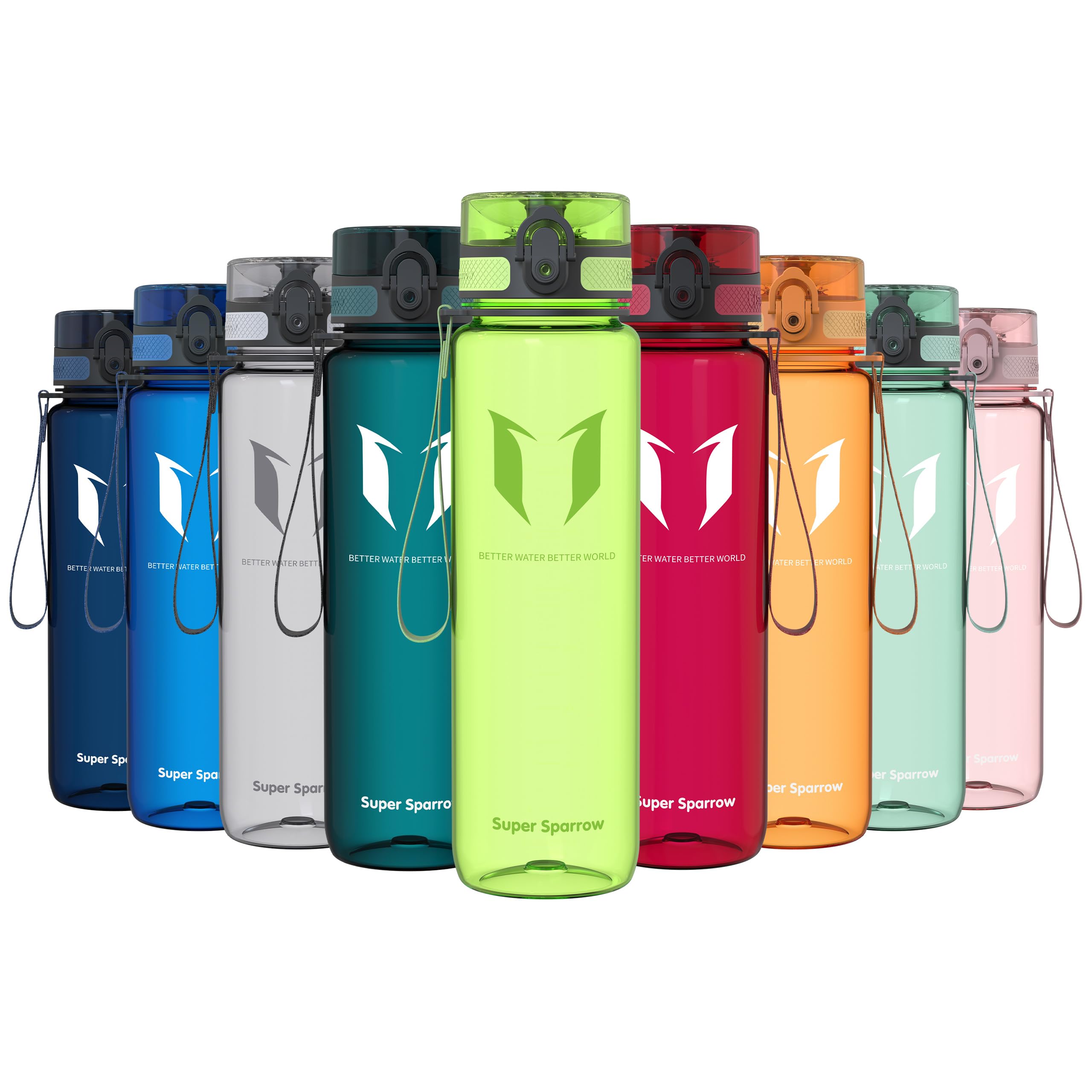 Super Sparrow Botella de Agua Deportiva -350ml & 500ml & 750ml & 1000ml - Sin BPA — view 74