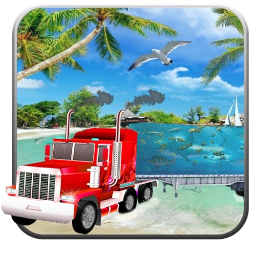 Fishing Truck: Off Road Sea Animals Transport