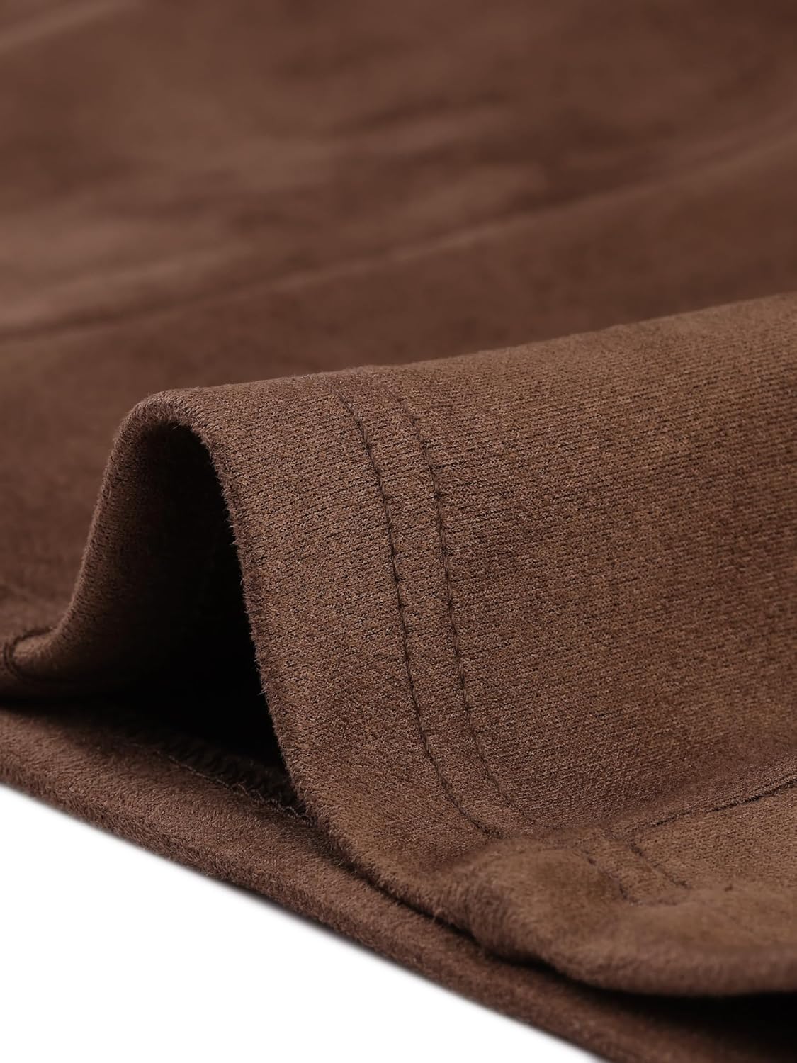 Allegra K Faux Suede Skirt for Women's High Waist Casual Belted Pencil Skirts - Image 5