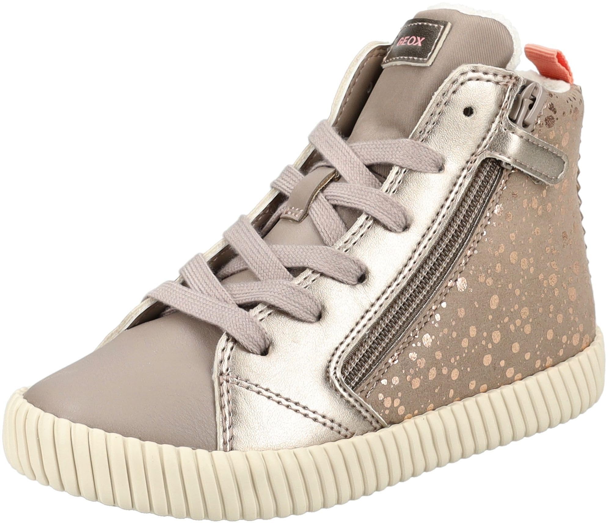 Geox J MIRROLESS Girl A, Sneaker, Beige