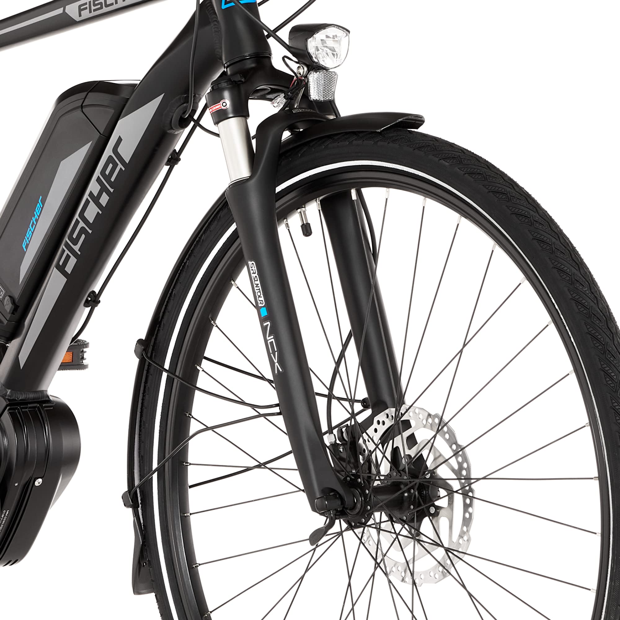 Fischer VIATOR 1861 E-Bike Trekking Mittelmotor schwarz matt