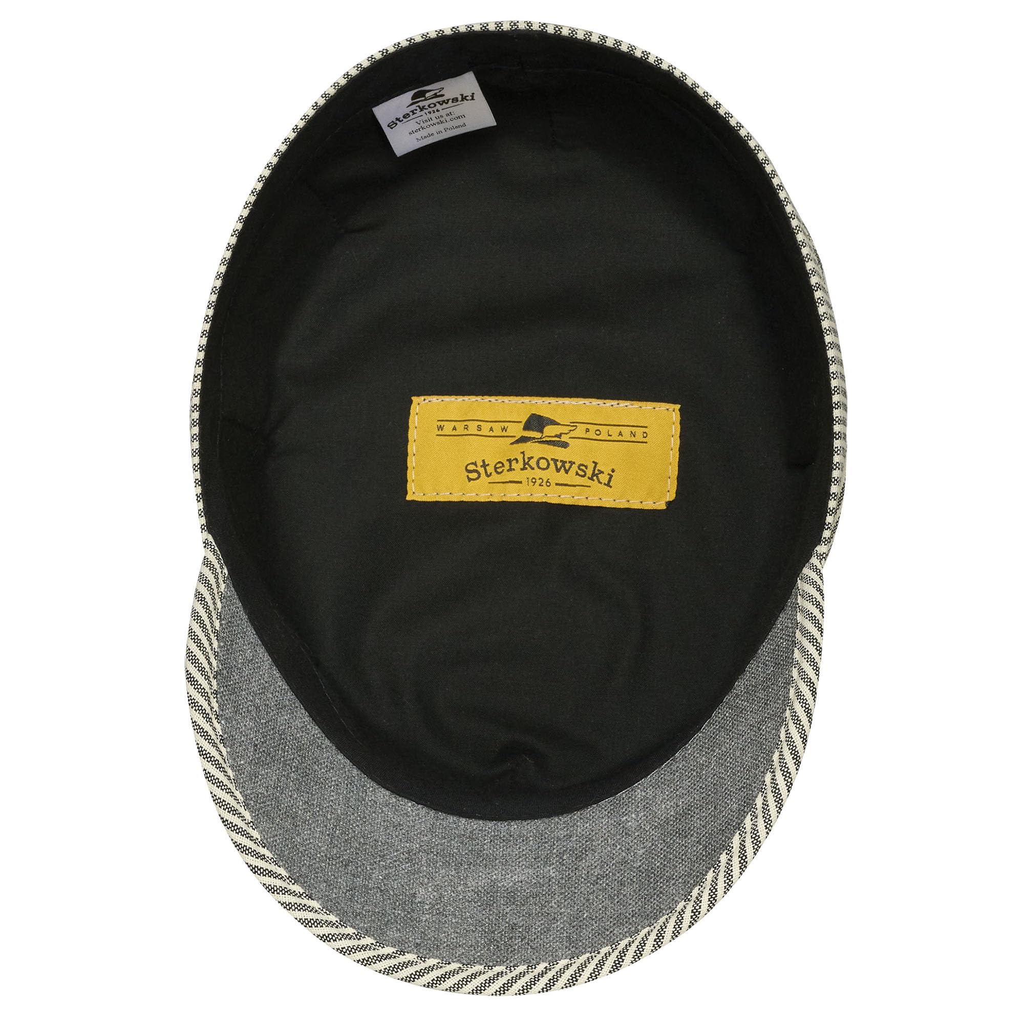 Sterkowski Engineer Trucker Cap | Leinen und Baumwolle Basecap für Herren und Frauen | Leichte Ingenieur Mütze