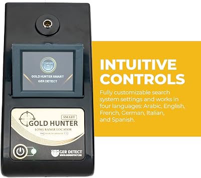 GER Detect Gold Hunter Smart Geolocator Metal Detector - Multi Systems
