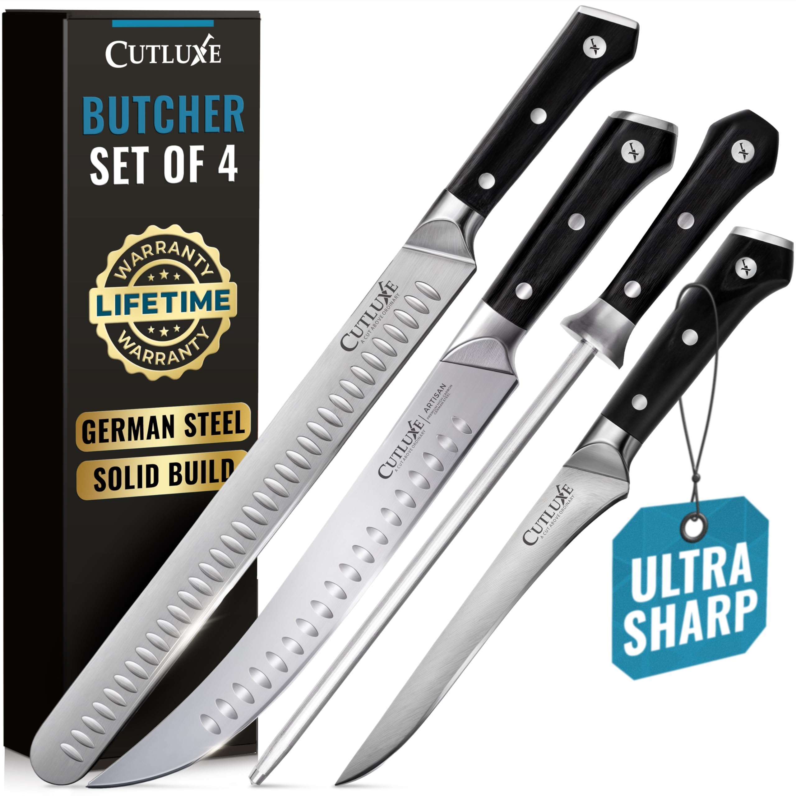 Cutluxe BBQ Carving Knife Set - Slice Brisket Like a Pro -10 Cutluxe BBQ Carving Knife Set - Slice Brisket Like a Pro -10