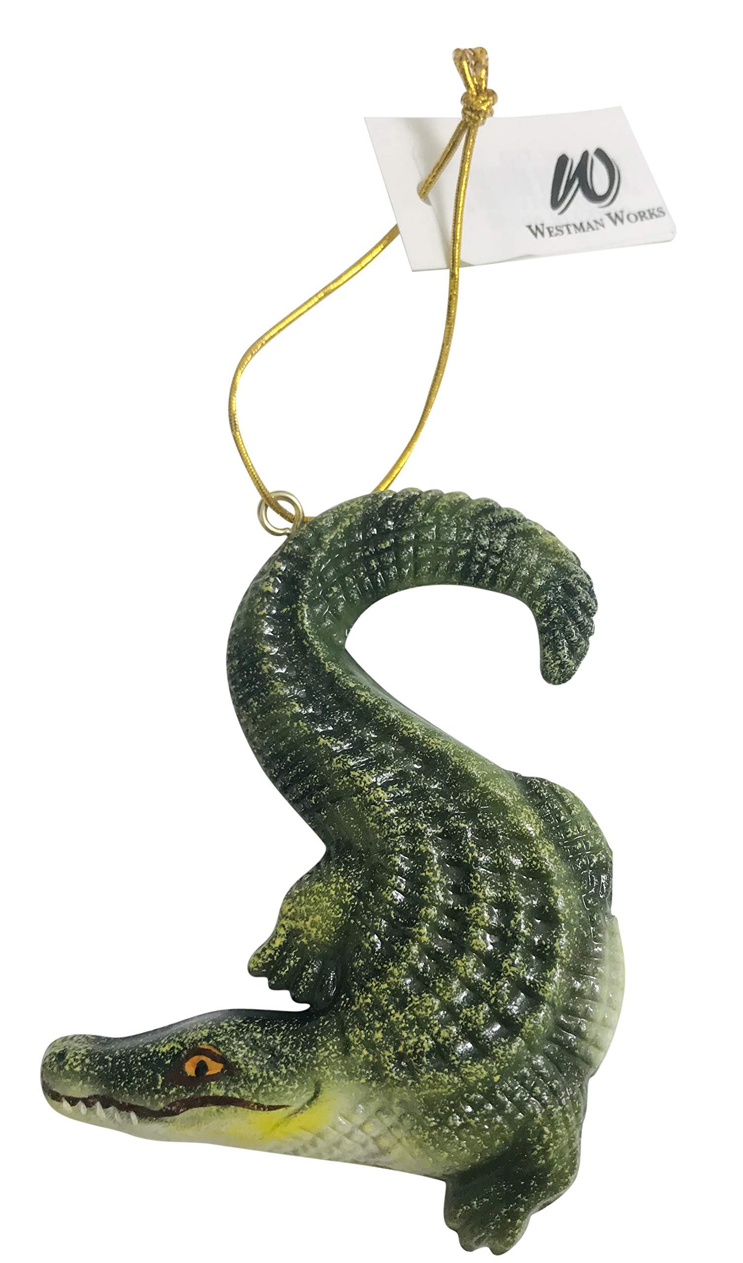 Westmon Works Alligator Ornament Christmas Tree Decoration Polyresin Gator 4 Inch