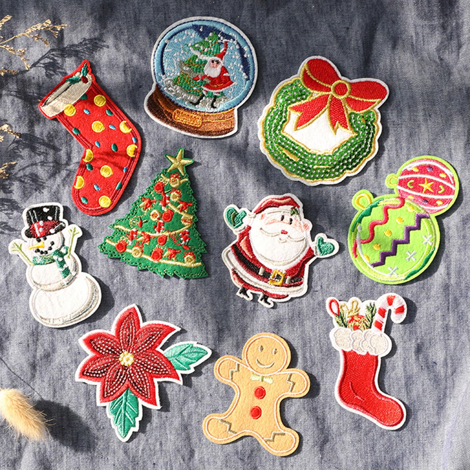 Kerstpatch - Feestelijke pluche opnieuw in elkaar zetten