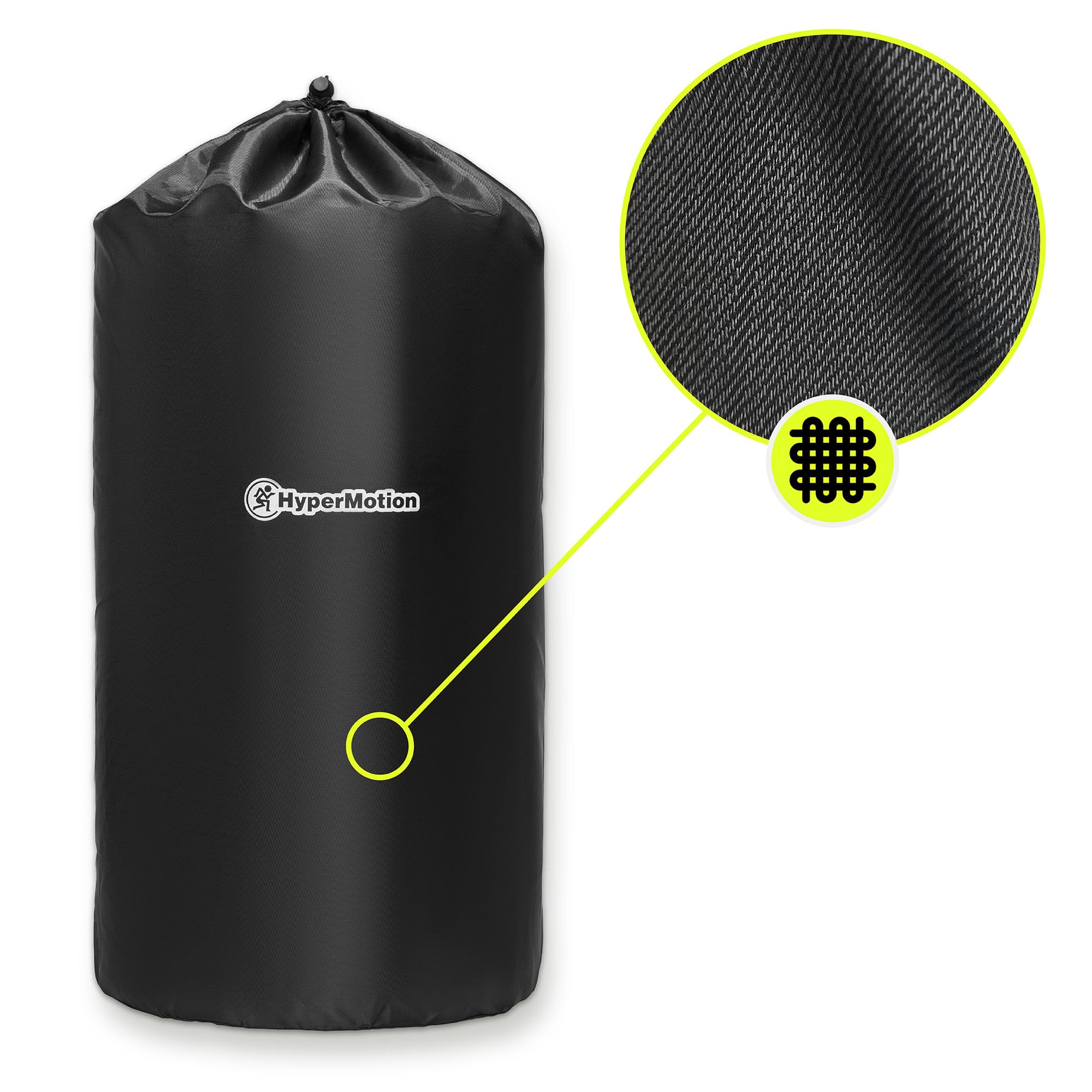 HyperMotion Akupressurmatte mit Kissen Eco - Akupunktur Matte - Massagematte Ganzkörpermassage, Akupressurmatte Set für Entspannung, Kokosfaser und Buchweizen, Grau-Mint, 72 x 42 x 2 cm
