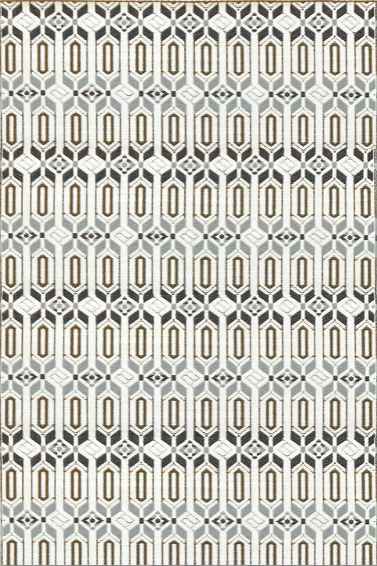 Mad MatsĀ® Moroccan Indoor/Outdoor Floor Mat, 6 by 9-Feet, Cool Silver