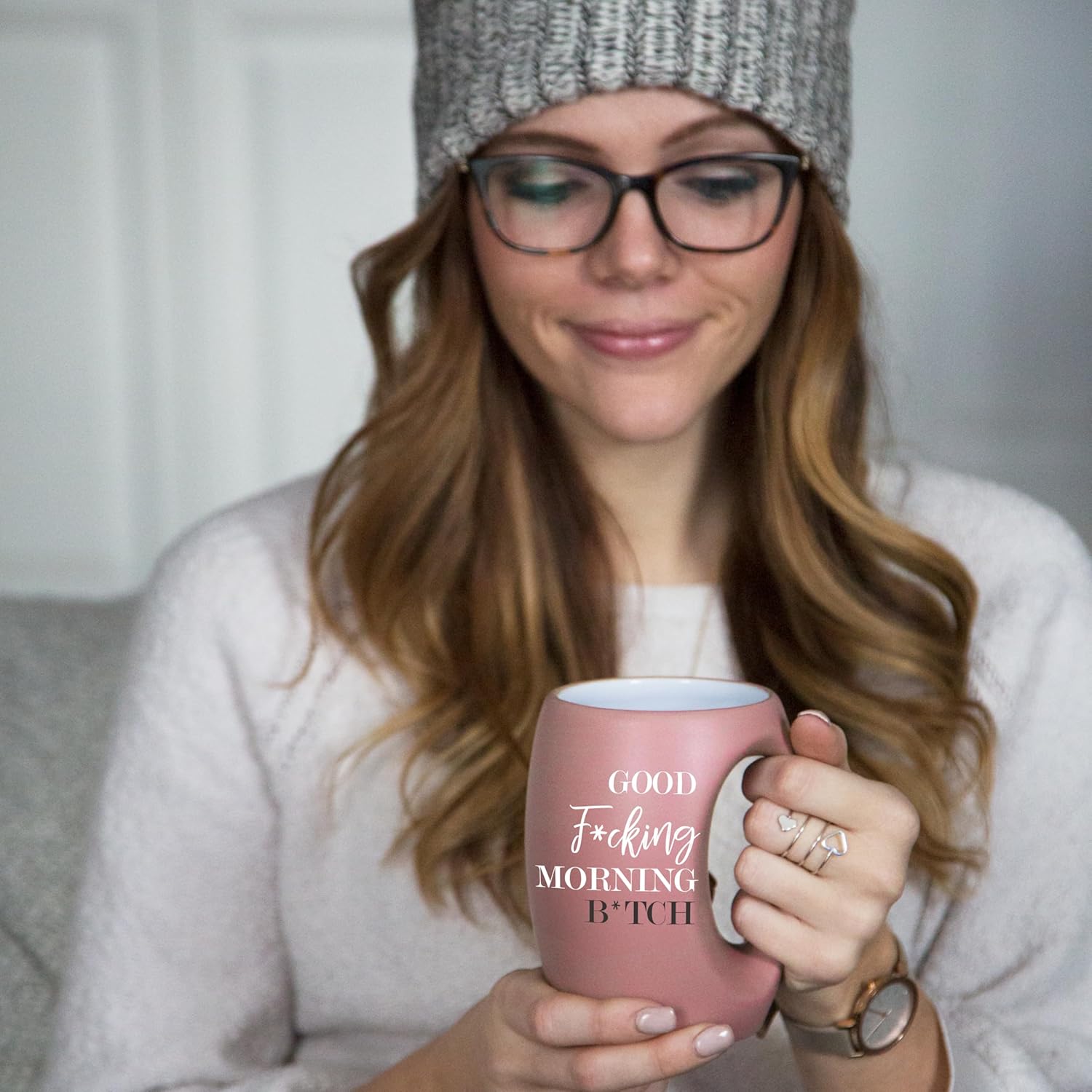 Pavilion Gift Company - Good Fucking Morning Bitch - 16 oz Handwarming Coffee Tea Cup Mug Drinkware Humorous Funny Swearing Sarcasm Novelty - Image 10