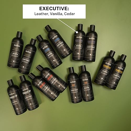 Miniatura 9 de Live Bearded Champú totalmente natural para hombres, promueve el crecimiento del cabello, champú fortalecedor para adelgazar el cabello y la pérdida