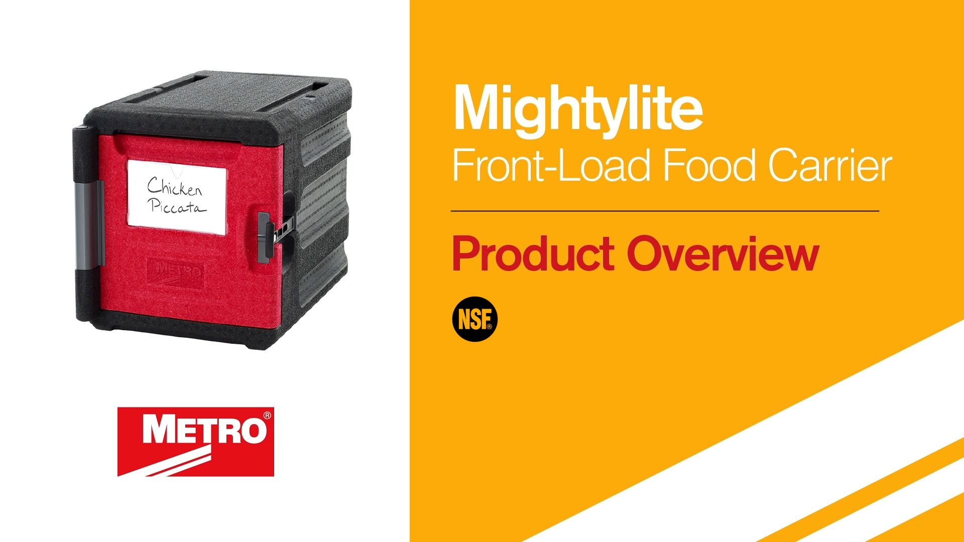 Amazon.com: METRO Mightylite ML400-BU Front-Loading Insulated Pan