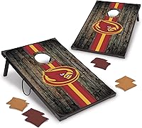 Vista 90 de Wild Sports NCAA 2' x 3' MDF Deluxe Cornhole Set - with Corners and Aprons