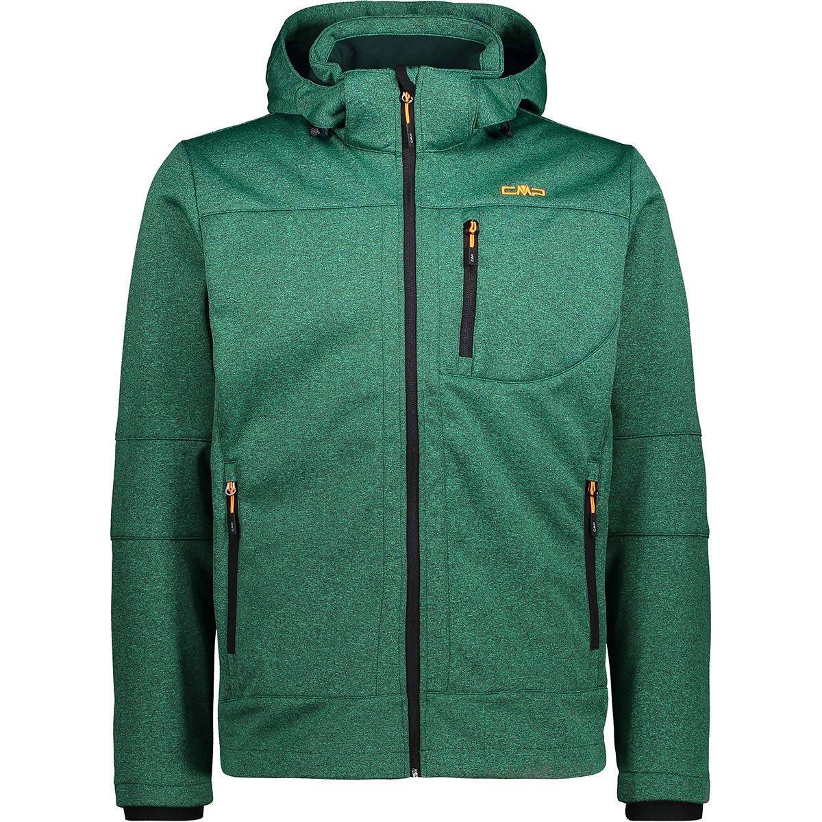 CMP Softshell Jacket Mélange With Climaprotect Technology Wp 7.000 Men's Softshell Jacket, mens, Softshell Jacket, 3A01787N-M, Irish Mel.-oil, 60