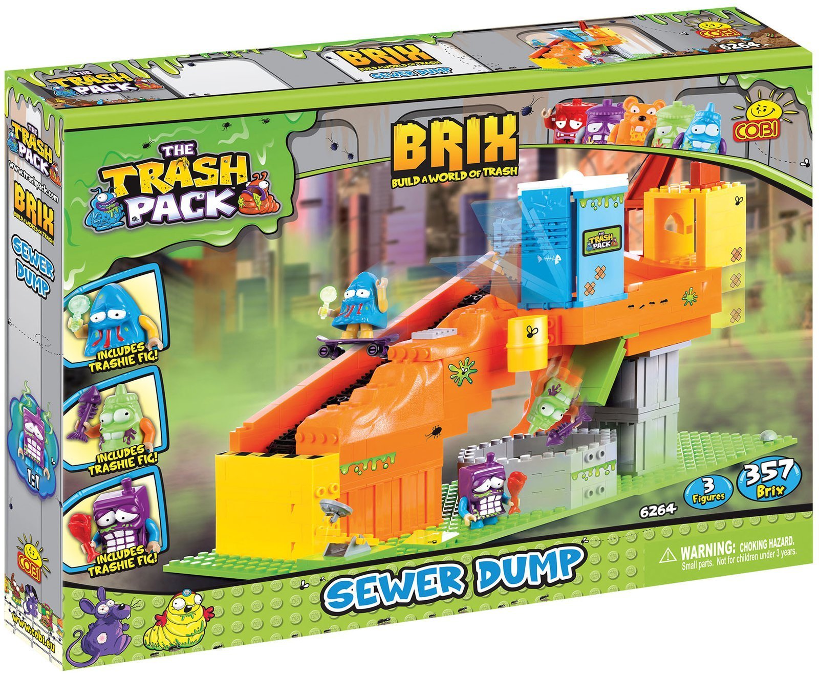 COBI The Trash Pack Sewer Dump : Amazon.sg: Toys