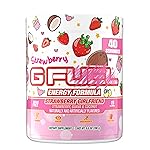 G Fuel Strawberry Girlfriend Energy Drink Powder, Pre Workout Caffeine Mix for Gaming, Sugar Free Focus Amino + Antioxidants, 9.9oz (Strawberry Guava, Coconut, 40 Servings)